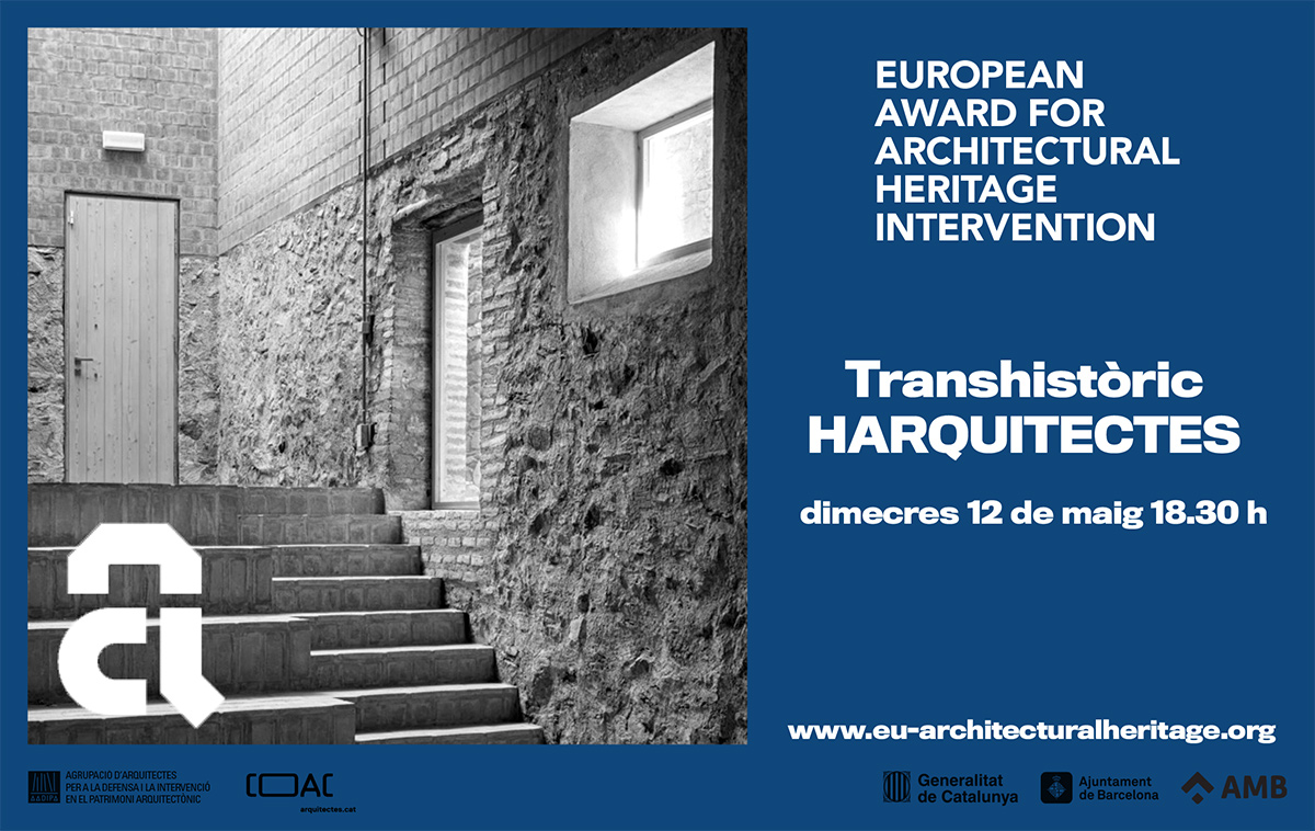 HArquitectes, invited to Barcelona Architecture Week 2021 by the Award to give the conference "Transhistoric"