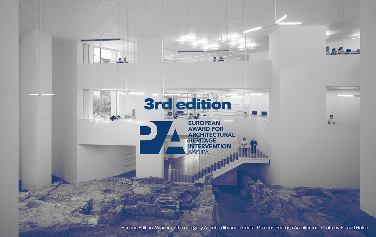 The participation figures and the quality of the proposals of the 3rd call for the European Prize for Architectural Heritage Intervention AADIPA reaffirm its notoriety and reputation.