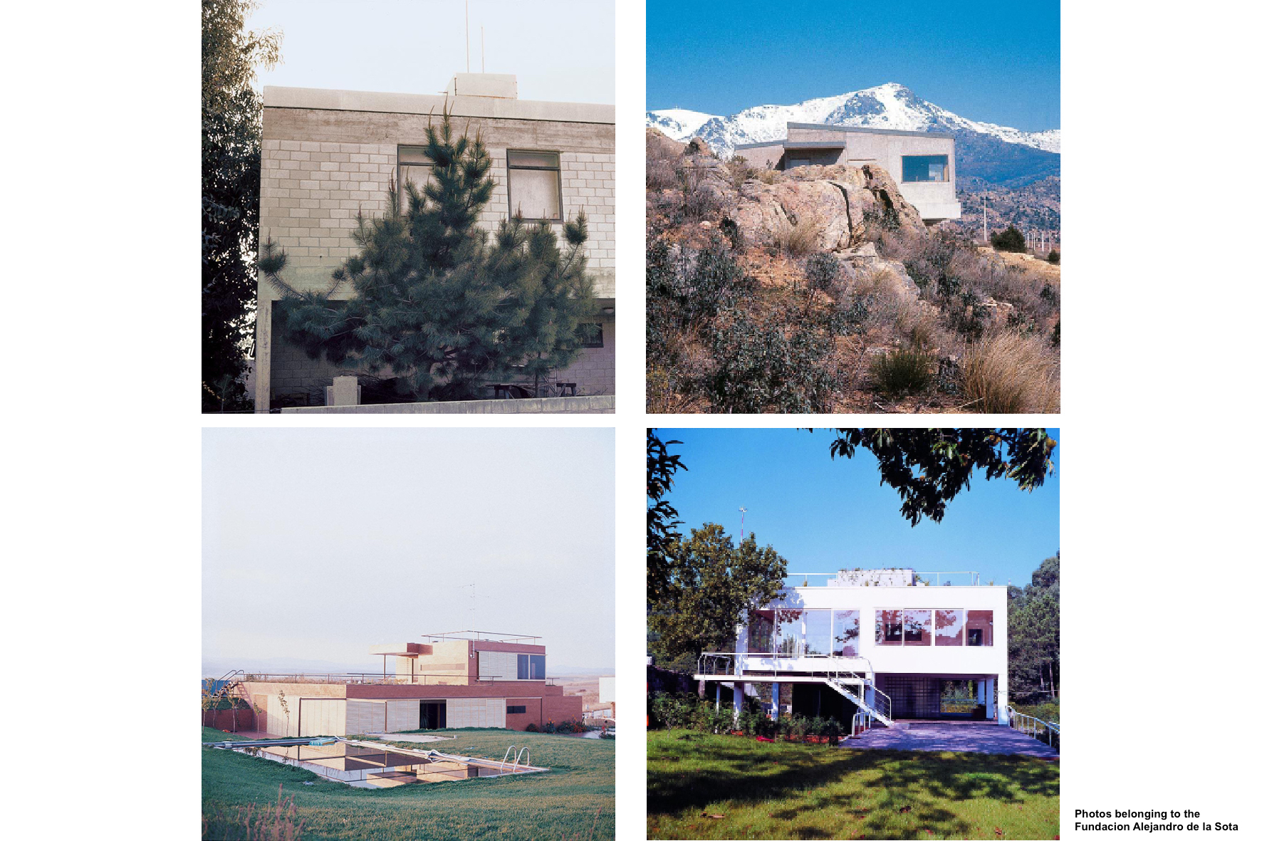 The conservation of the house as heritage, single-family houses of Alejandro de la Sota