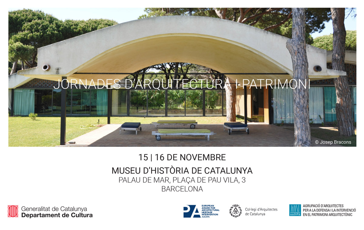 El Premi i Call for topics presents a les Jornades d’Arquitectura i Patrimoni