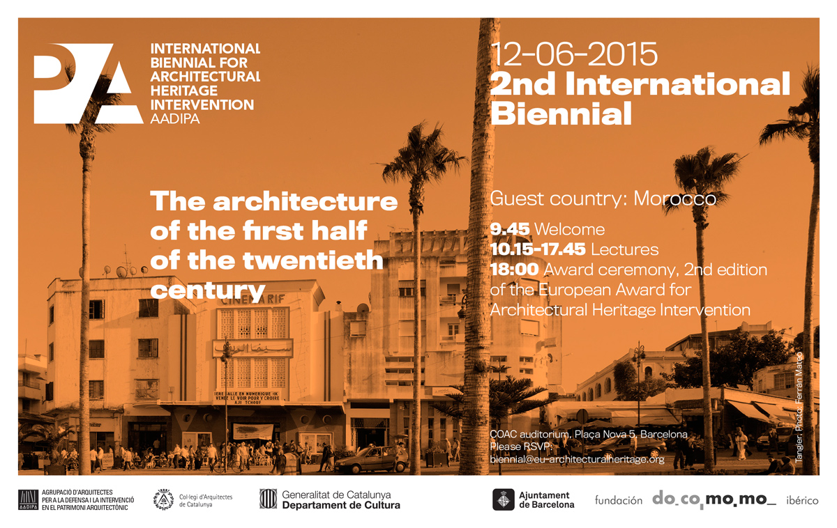 Segunda Bienal Internacional de Intervención en el Patrimonio Arquitectónico AADIPA